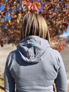 Shops hoodie with cowl neck